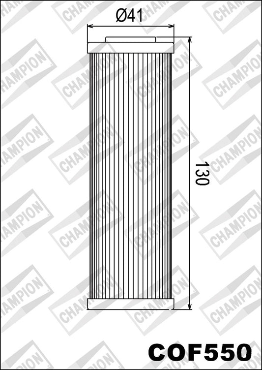 Champion Oil Filter COF550 (HF650)