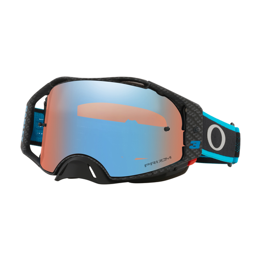 Oakley Airbrake Eli Tomac MX Goggle (Carbon/Blue/Black) Prizm Sapphire Lens