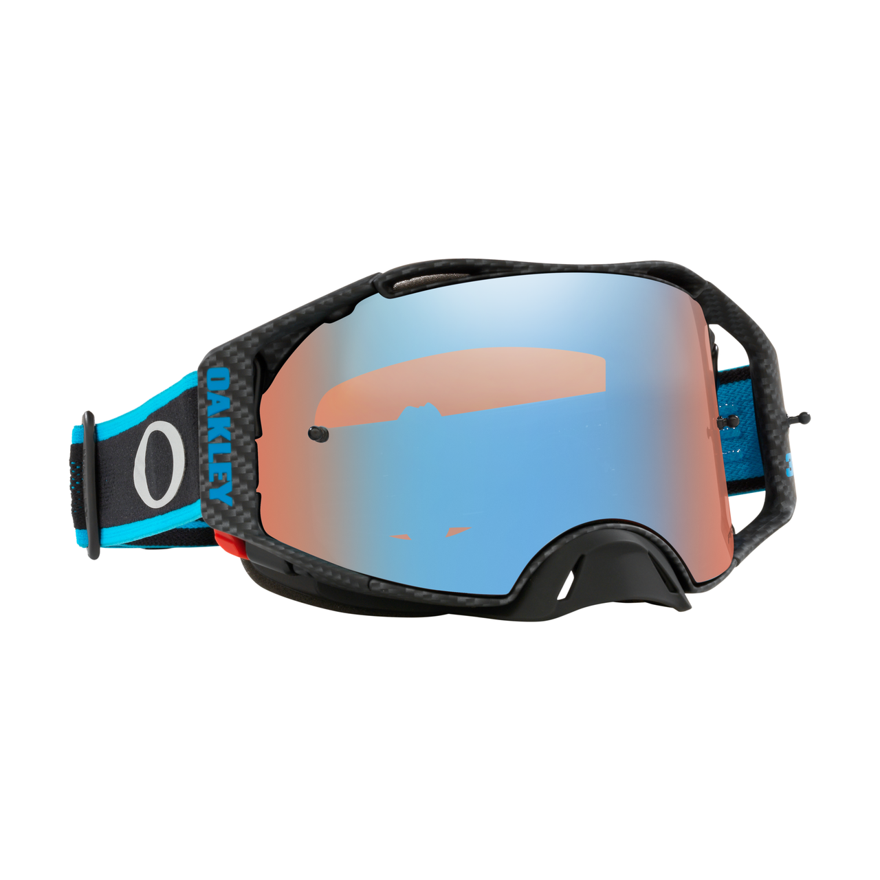 Oakley Airbrake Eli Tomac MX Goggle (Carbon/Blue/Black) Prizm Sapphire Lens