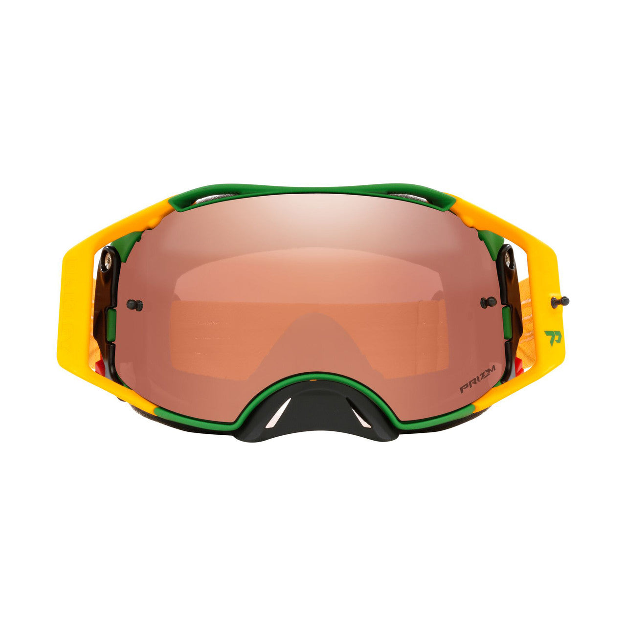 Oakley Airbrake Toby Price MX Goggle (Gold/Green) Prizm Black Lens