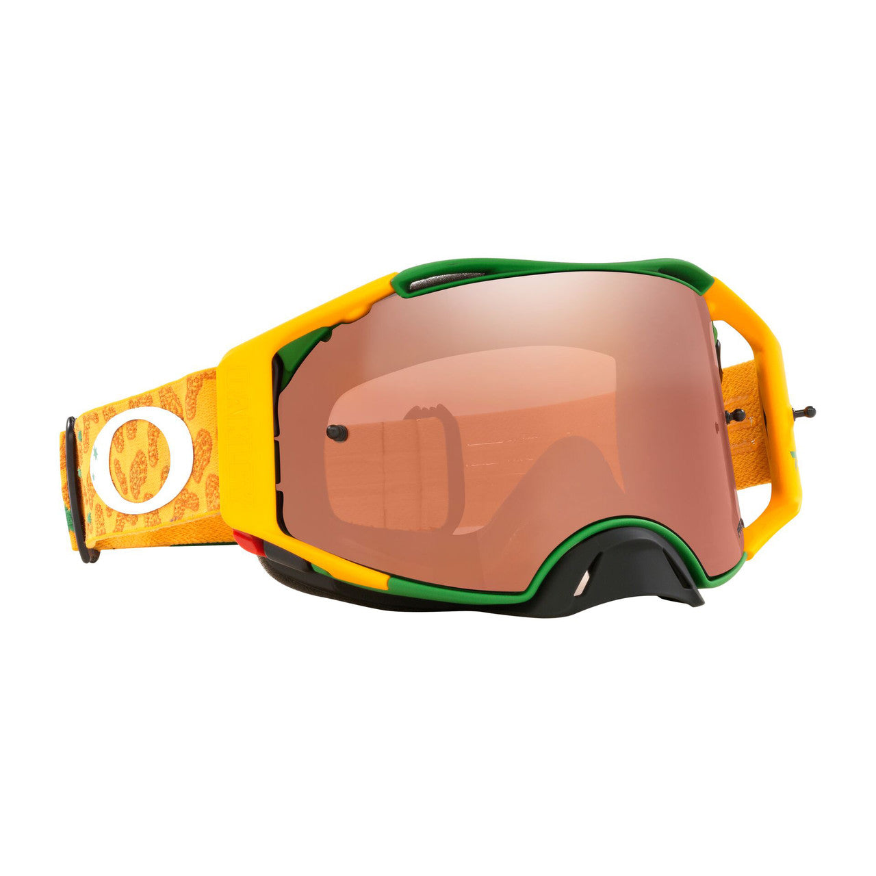 Oakley Airbrake Toby Price MX Goggle (Gold/Green) Prizm Black Lens