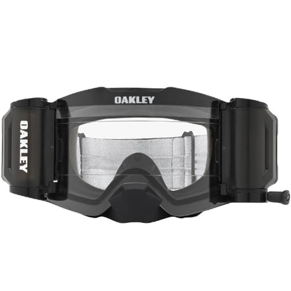 OAKLEY FRONT LINE ROLL OFF GOGGLES - MATTE BLACK SPEED CLEAR