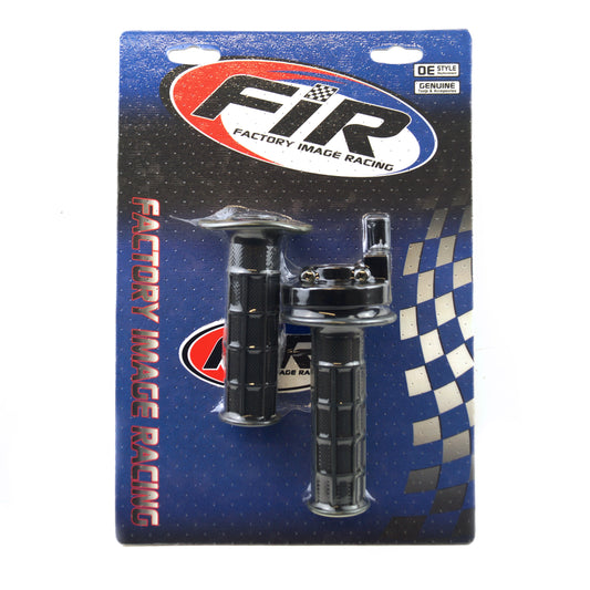 FIR THROTTLE TWISTGRIP ASSY & GRIPS., Throttle Clamp Racing Alloy