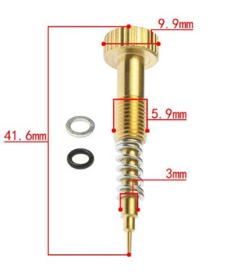 DIRT RACING  LONG AIR FUEL MIXTURE ADJUSTING SCREW CVK34 CVK36 CVK40 CBR-CB-1G PD26J