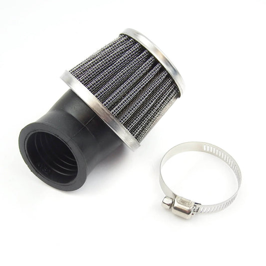 FIR 32mm AIR FILTER 45* WITH RUBBER