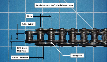 DID Chain 520 x 120 RJ Heavy Duty Black Chain for Honda, Kawasaki, KTM, Yamaha, Suzuki  125-450cc, from 91-23