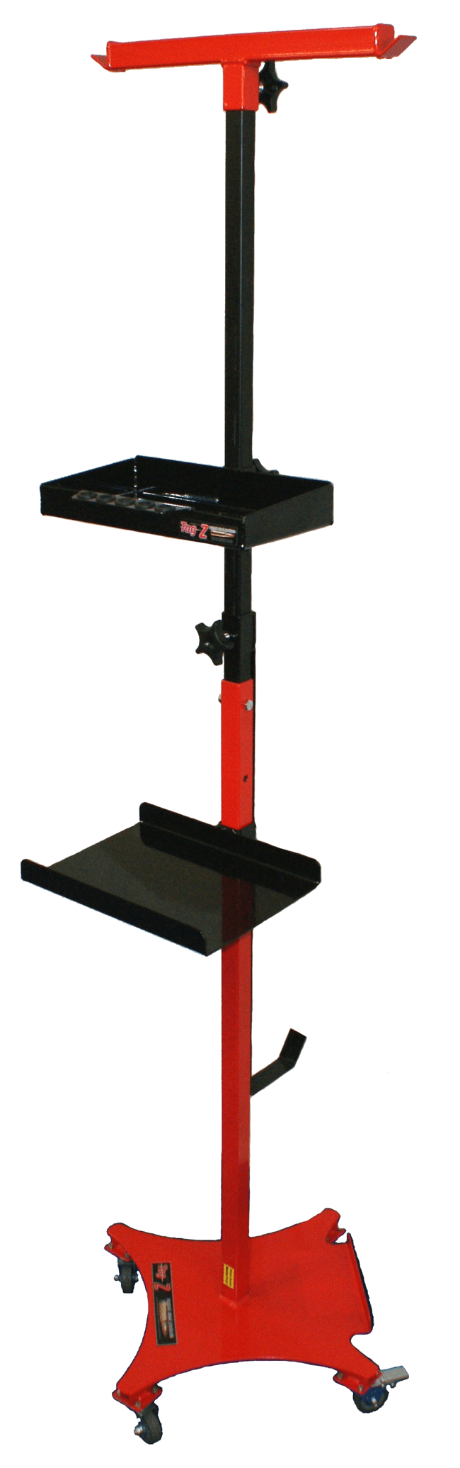 TAG-Z AUXILIARY W/SHOP TROLLEY RED, WORKSHOP PC MACHINE DOLLY