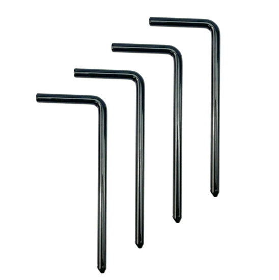 TAG-Z 150mm LONG PEG SET/4 BK., (SUIT 33-540 WHEEL CHOCK)