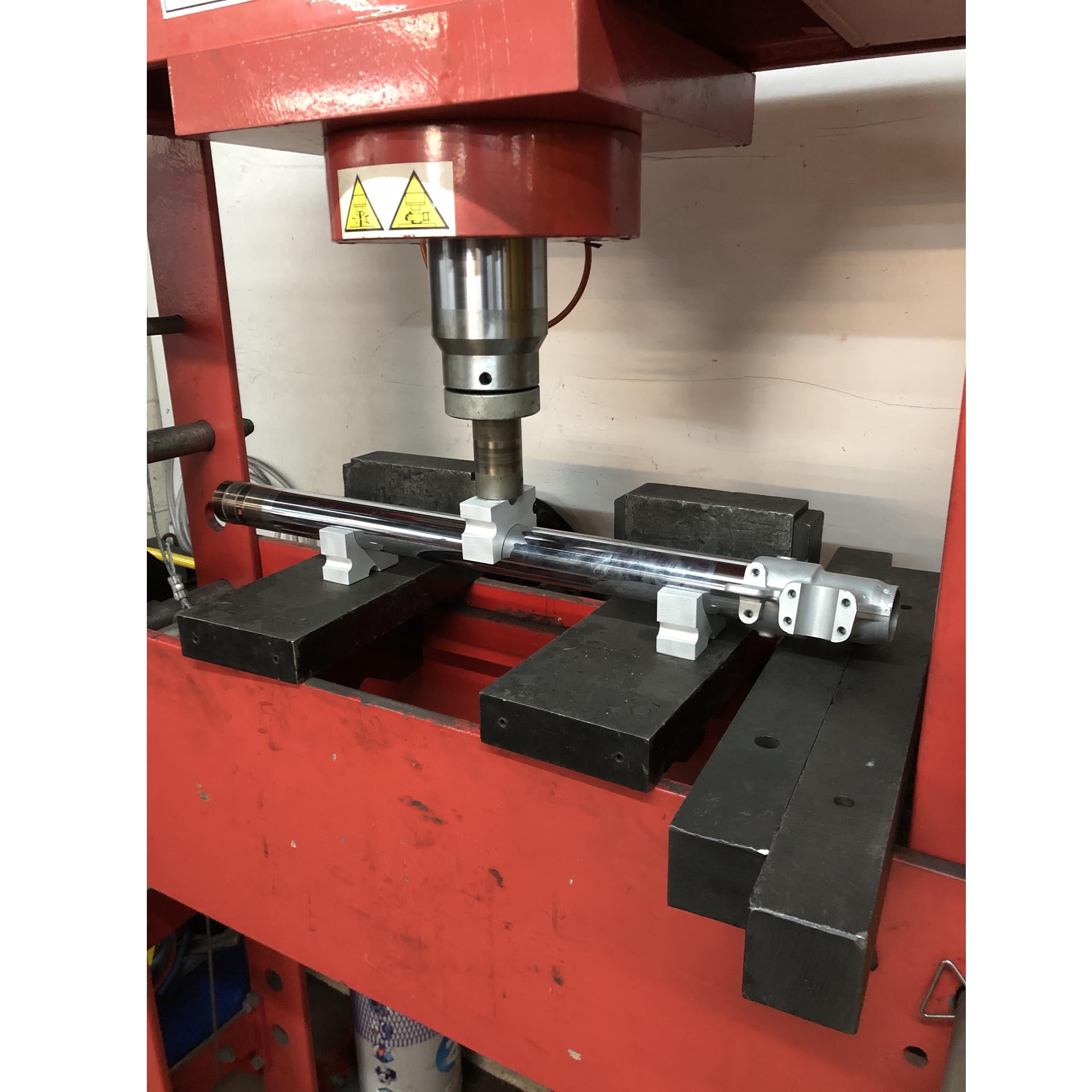 TAG-Z 41-43 U-BLOCKS ALUMINIUM, MX FORK PRESS ALLOY DIES REAR SHOCK SHAFT STRAIGHTENING DIES