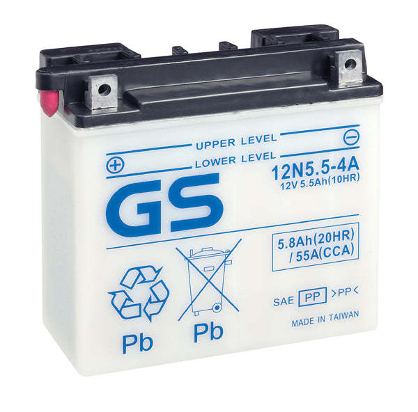 Battery GS-12N5.5-4A - Dry Cell, No Acid Pack