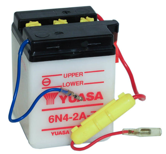 Yuasa 6N4-2A-7 (DC) 6V Dry Charged Conventional Battery