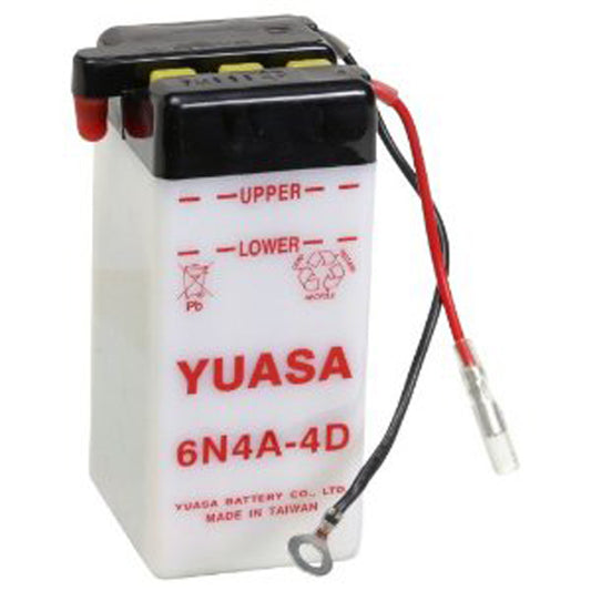 Yuasa 6N4A-4D (DC) 6V Dry Charged Conventional Battery