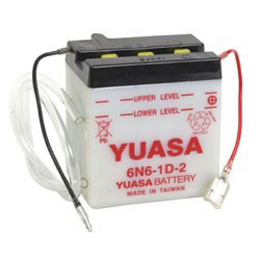 Yuasa 6N6-1D-2 (DC) 6V Dry Charged Conventional Battery