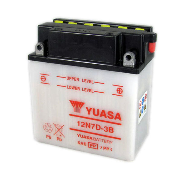 Yuasa 12N7D-3B (DC) 12V Dry Charged Conventional Battery