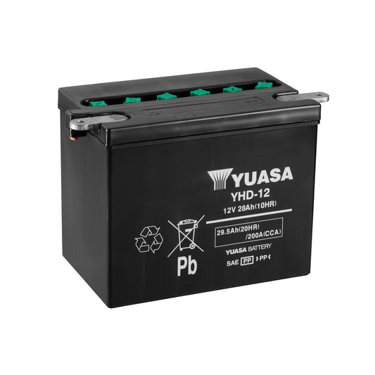 Yuasa YHD-12 (DC) 12V Dry Charged Conventional Battery