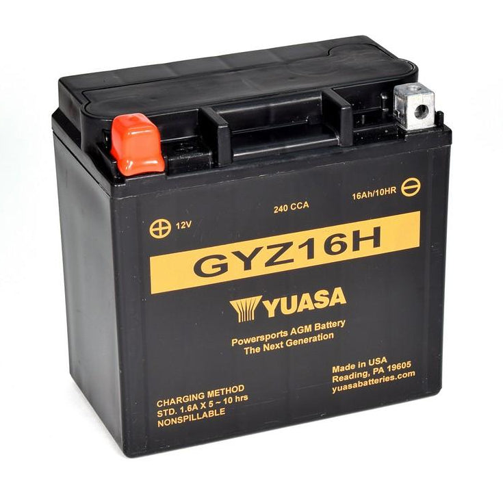 Yuasa GYZ16H(WC) 12V Factory Activated High Performance MF VRLA Battery