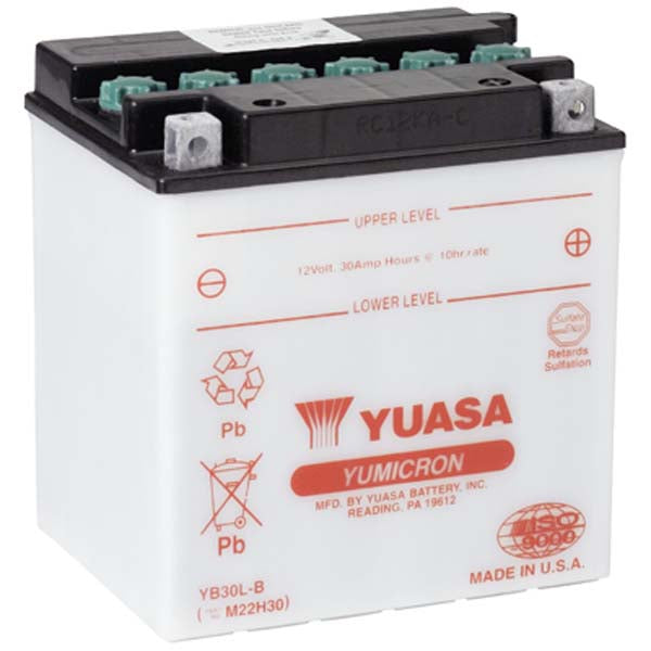 Yuasa YB30L-B (DC) 12V Dry Charged YuMicron Battery