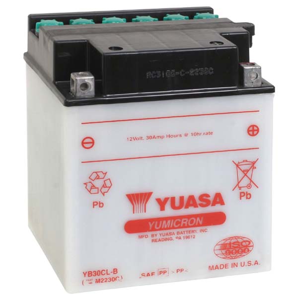 Yuasa YB30CL-B (DC) 12V Dry Charged YuMicron Battery