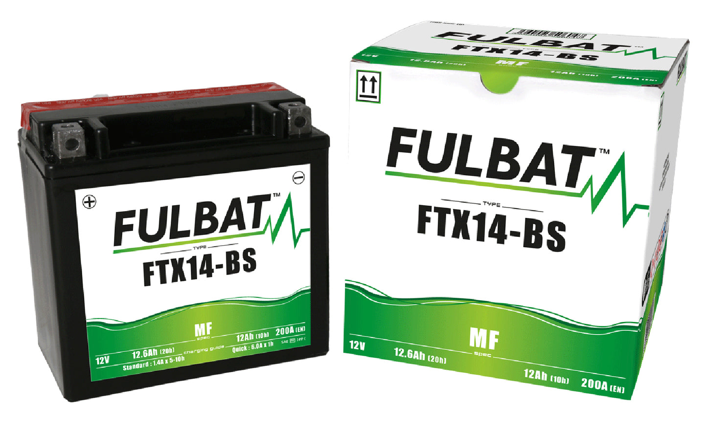 Fulbat FTX14-BS (CP) Combi-Pack MF Battery