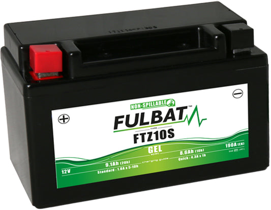 Fulbat FTZ10S (WC) Gel Factory Activated Battery