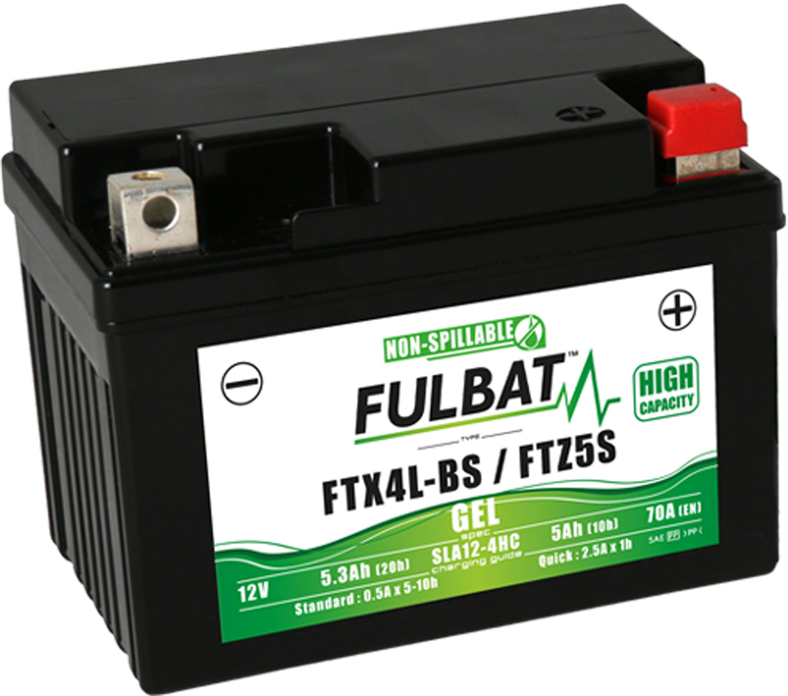 Fulbat FTX4L-BS / FTZ5S (WC) Gel Factory Activated Battery