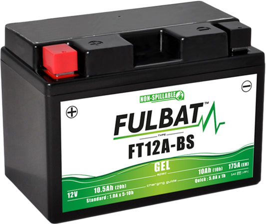 Fulbat FT12A-BS (WC) Gel Factory Activated Battery