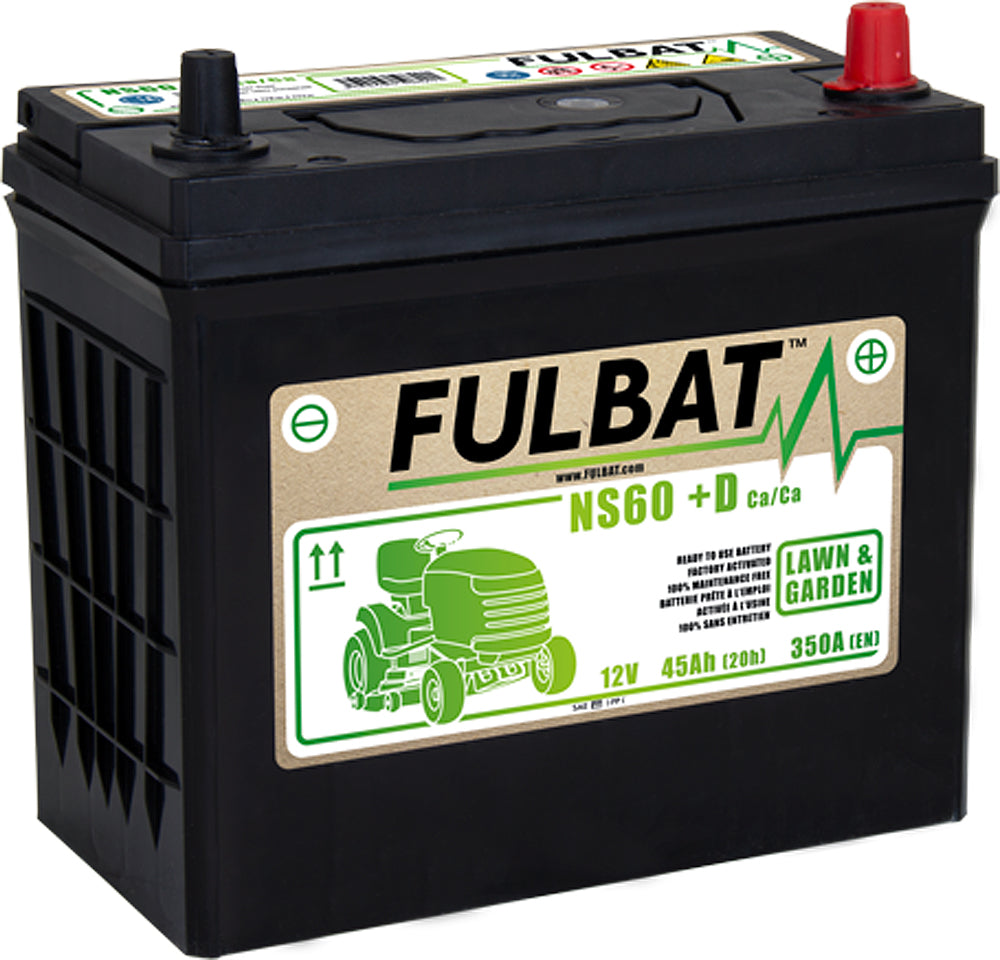 Fulbat NS60 +D Ca/Ca Factory Activated Battery