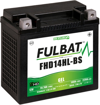 Fulbat FHD14HL-BS (WC) H.D. Gel Factory Activated Battery