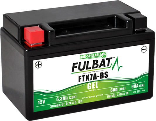 Fulbat FTX7A-BS (WC) Gel Factory Activated Battery