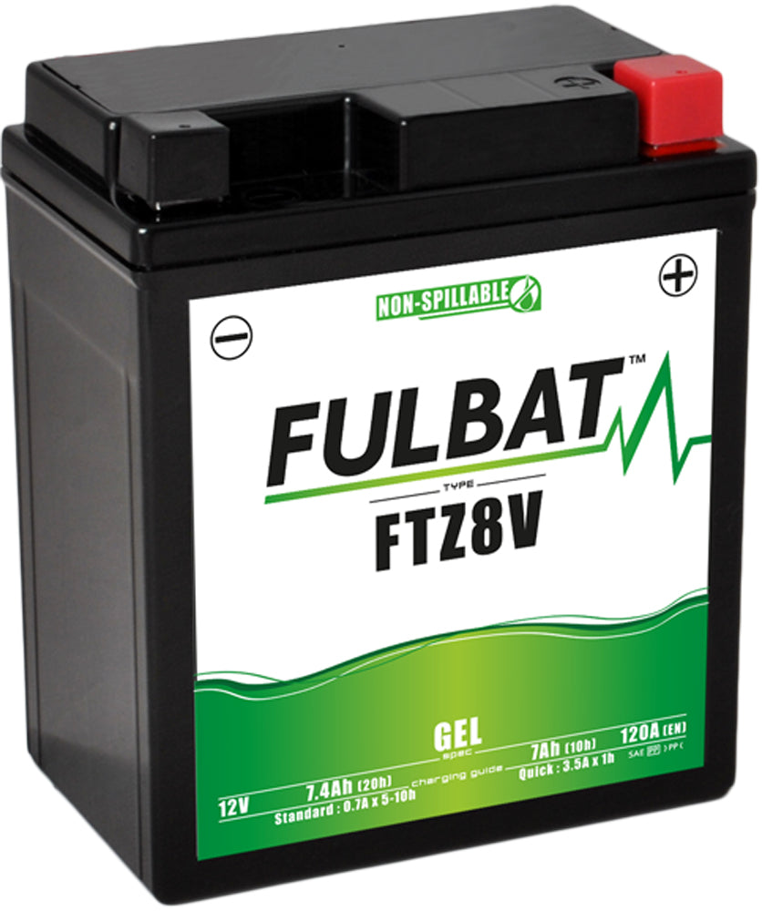 Fulbat FTZ8V (WC) Gel Factory Activated Battery