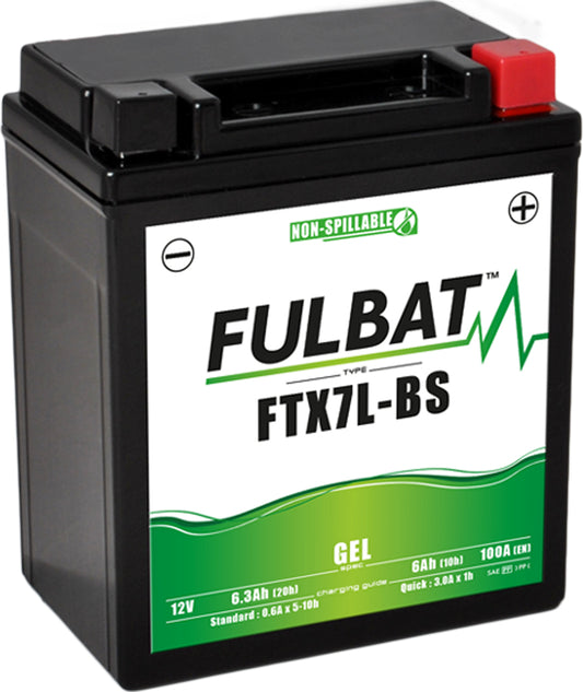 Fulbat FTX7L-BS (WC) Gel Factory Activated Battery