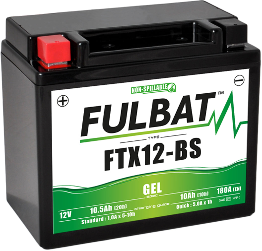 Fulbat FTX12-BS (WC) Gel Factory Activated Battery