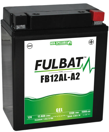 Fulbat FB12AL-A2 (WC) Gel Factory Activated Battery