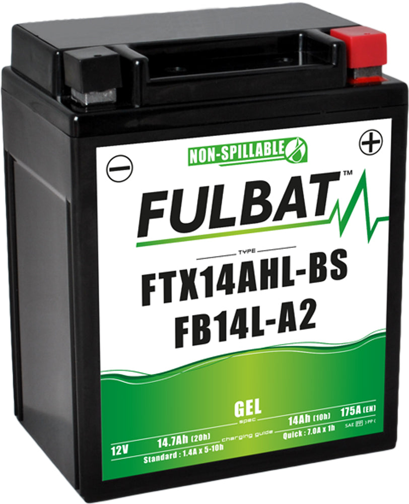 Fulbat FTX14AHL-BS / FB14L-A2 (WC) Gel Factory Activated Battery ( 4)