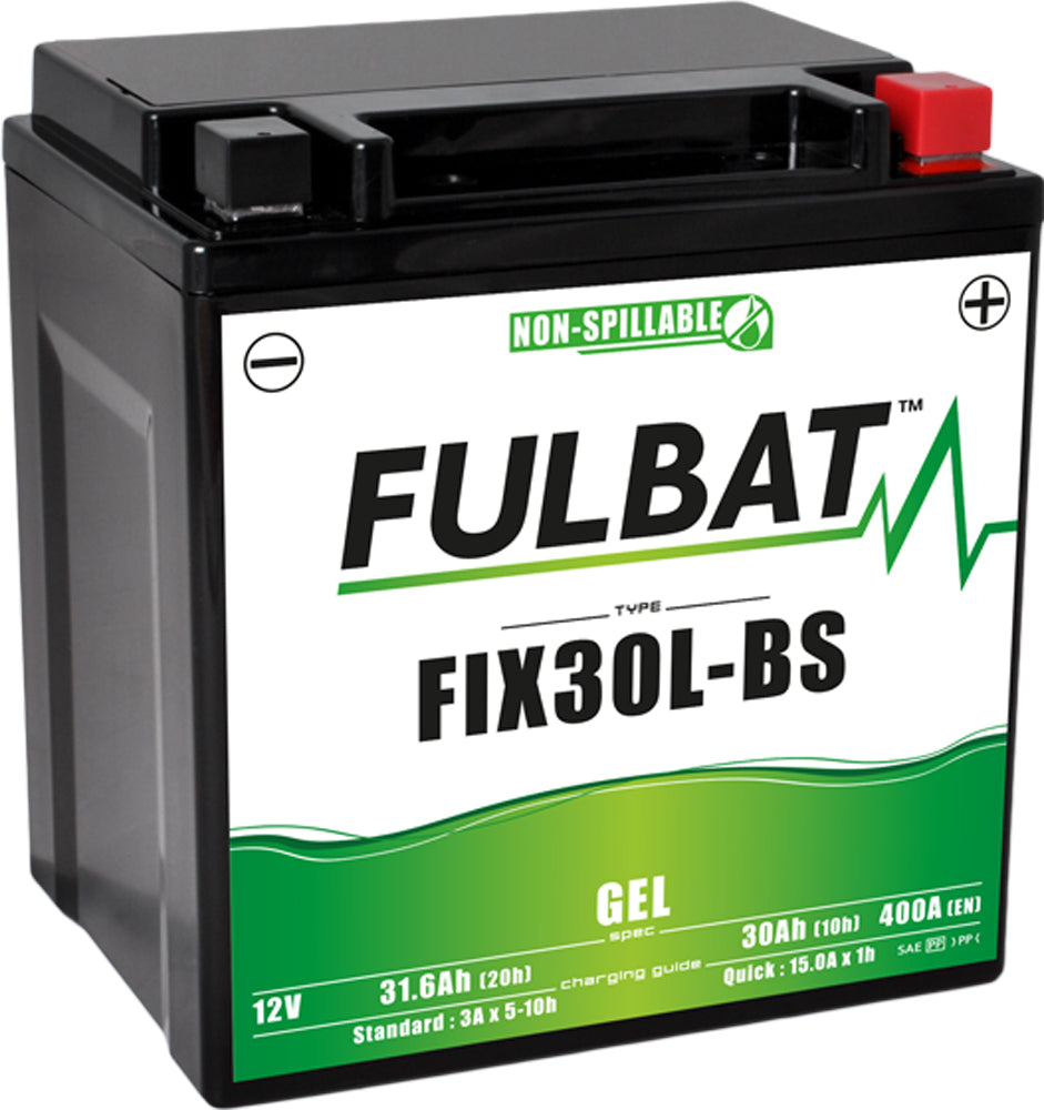 Fulbat FIX30L-BS (WC) Gel Factory Activated Battery