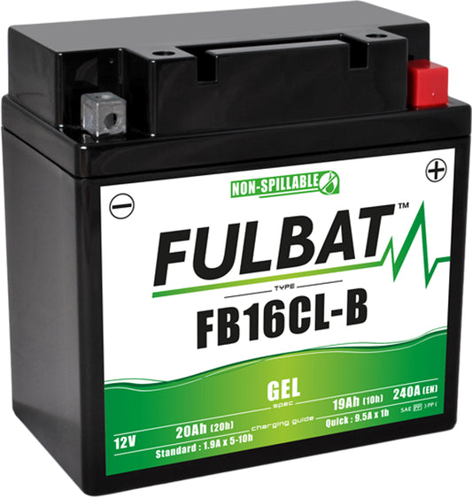 Fulbat FB16CL-B (WC) Gel Factory Activated Battery