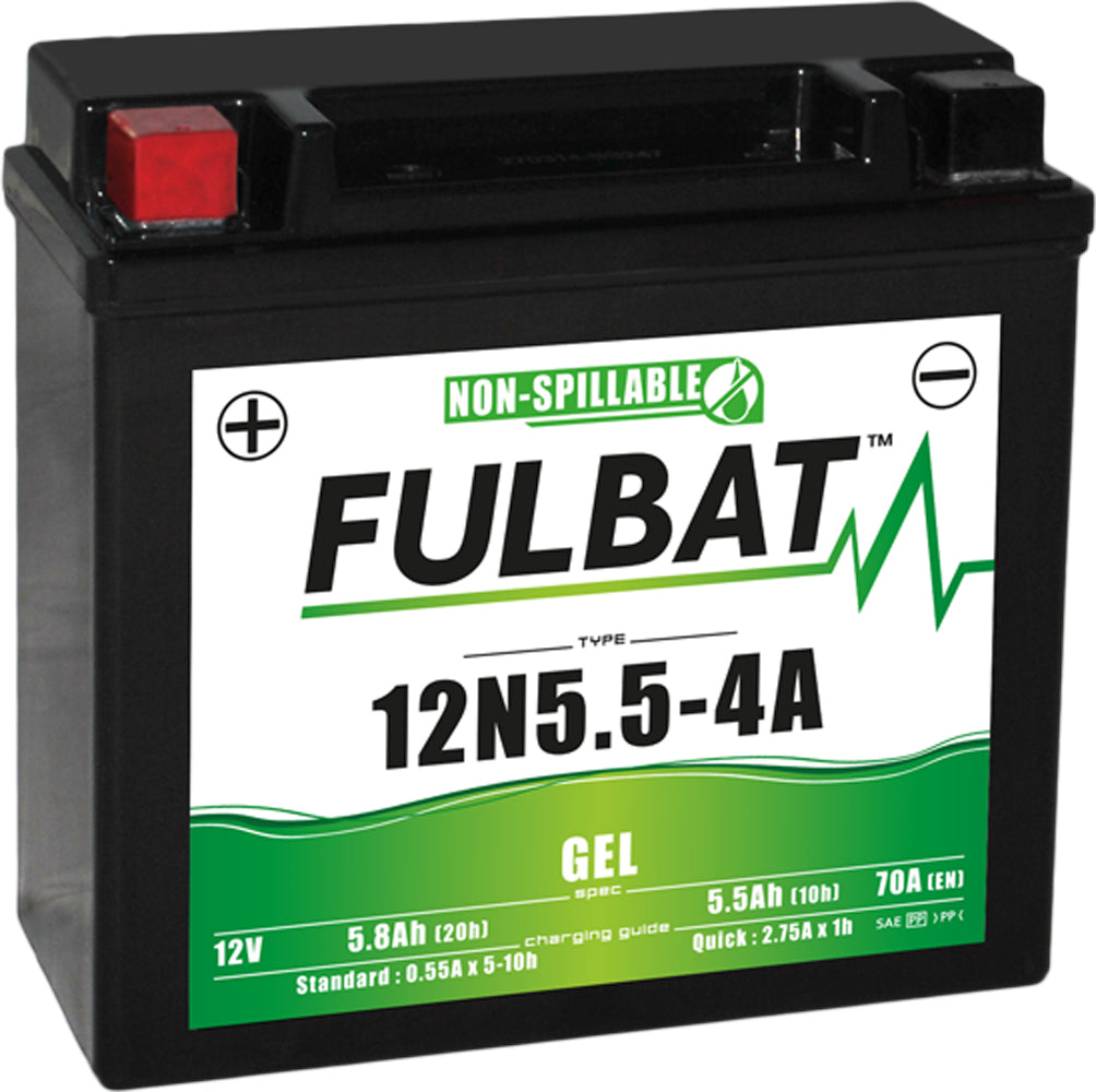 Fulbat 12N5.5-4A (WC) Gel Factory Activated Battery