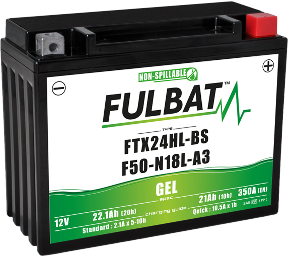 Fulbat FTX24HL-BS / F50-N18L-A3 (WC) Gel Factory Activated Battery