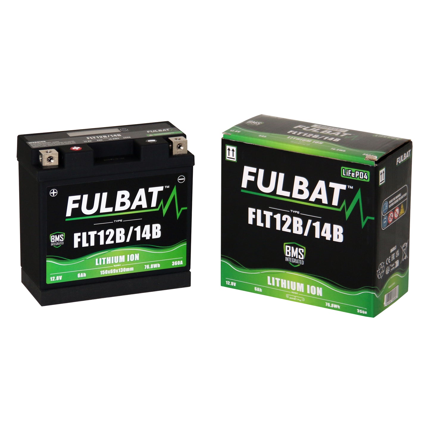 Fulbat FLT12B/14B Lithium Battery