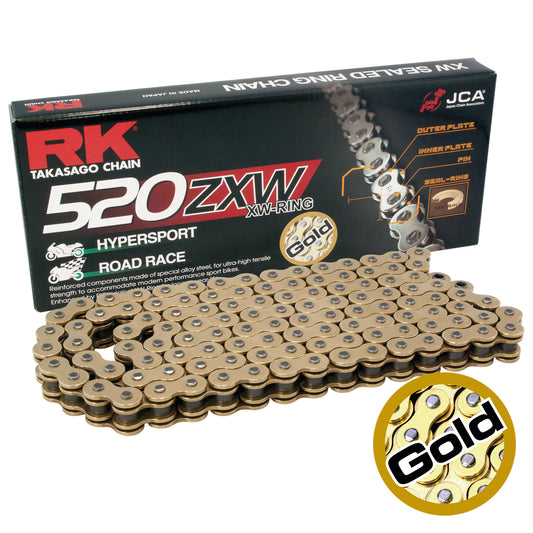 RK GB520ZXW-94 Gold XW-Ring Chain