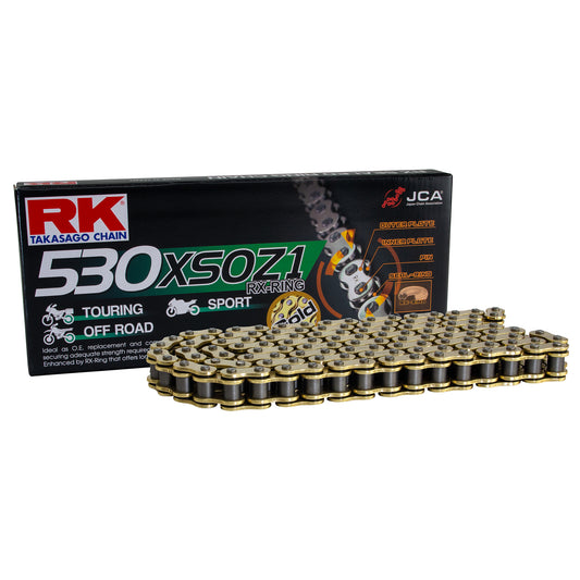 RK GB530XSOZ1-62 Gold RX-Ring Chain