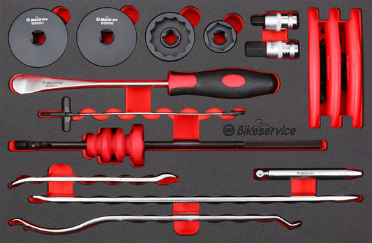 Bikeservice Tools wheel and tyre maintenance kit