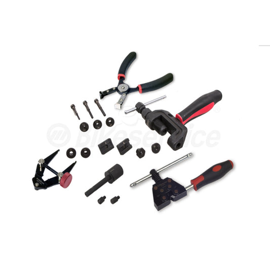 Bikeservice Tools M/Cycle chain maintenance set