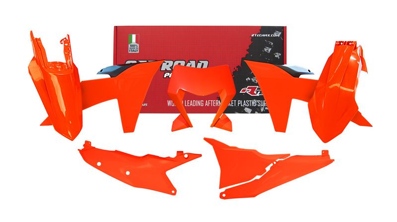 RETCH KTM  PLASTIC KIT/6 2024 KTM EXC, EXC-F NEON ORANGE