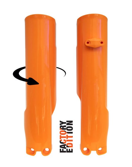 RETCH KTM  FACTORY FULL WRAP FORK GUARDS 2023/2024 KTM SX/SX-F, HUSKY FC/TC, ORANGE