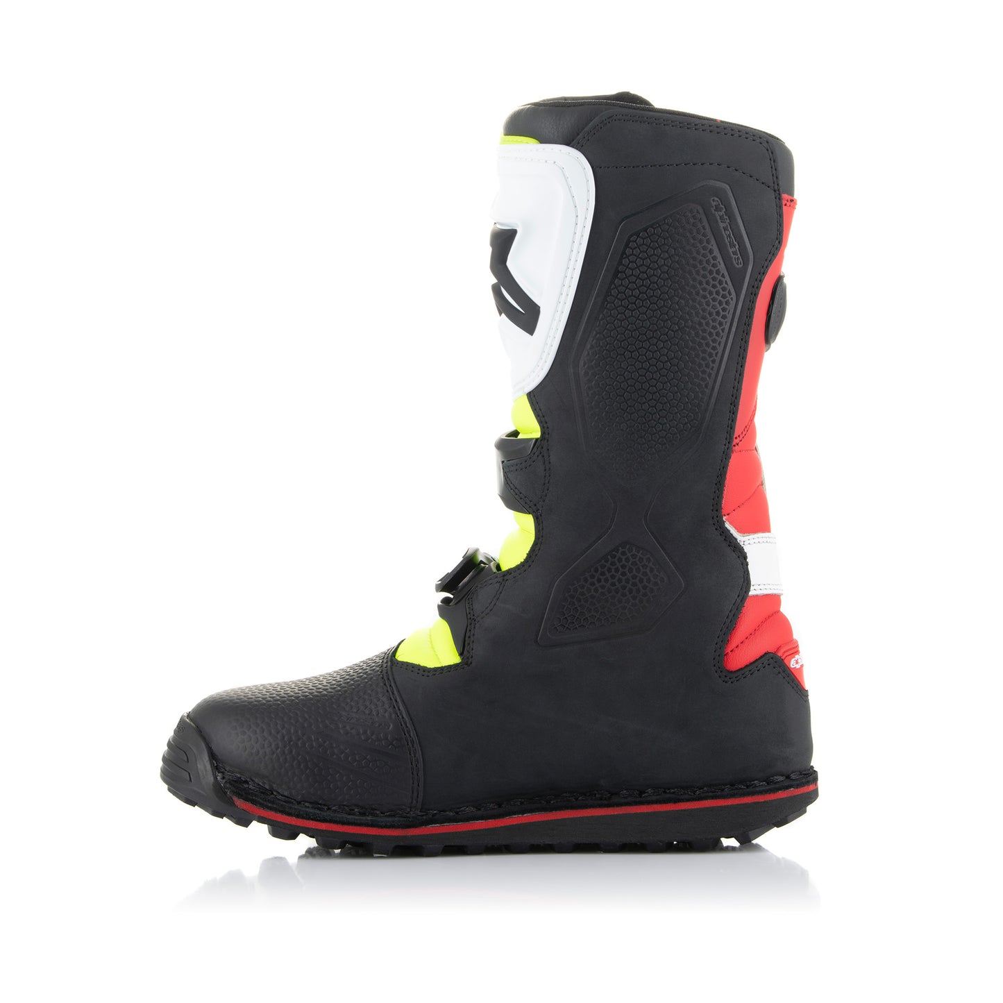 Alpinestars Tech T - White Red Yellow Fluo Black - US 13