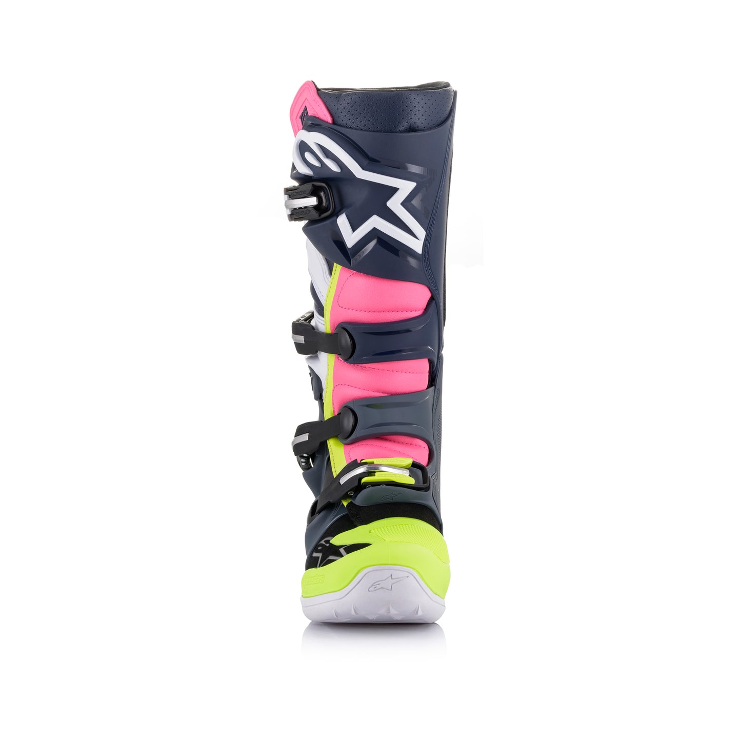 Alpinestars Tech 7 - Dark Gray Dark Blue Pink Fluo - US 10