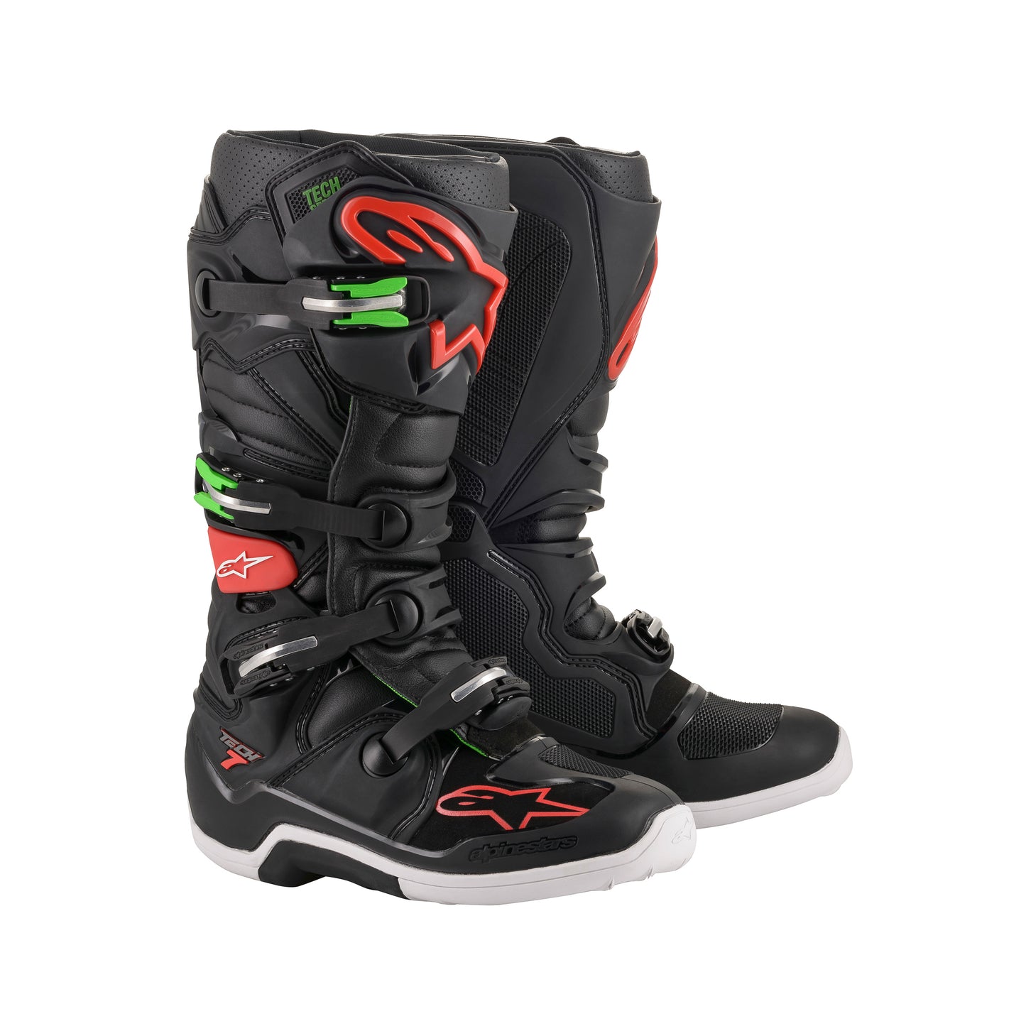 Alpinestars Tech 7 - Black Red Green - US 10