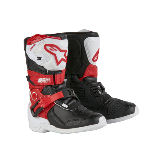 Alpinestars Tech 3S Kids - White Black Bright Red - EU 33