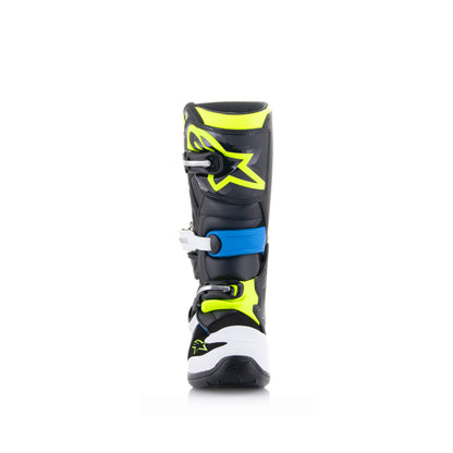 Alpinestars Tech 7S- Black Enamel Blue Yellow Fluo - US 5